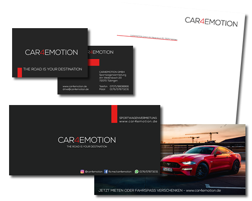 Briefpapier, Visitenkarten, Flyer, Geschenkgutschein